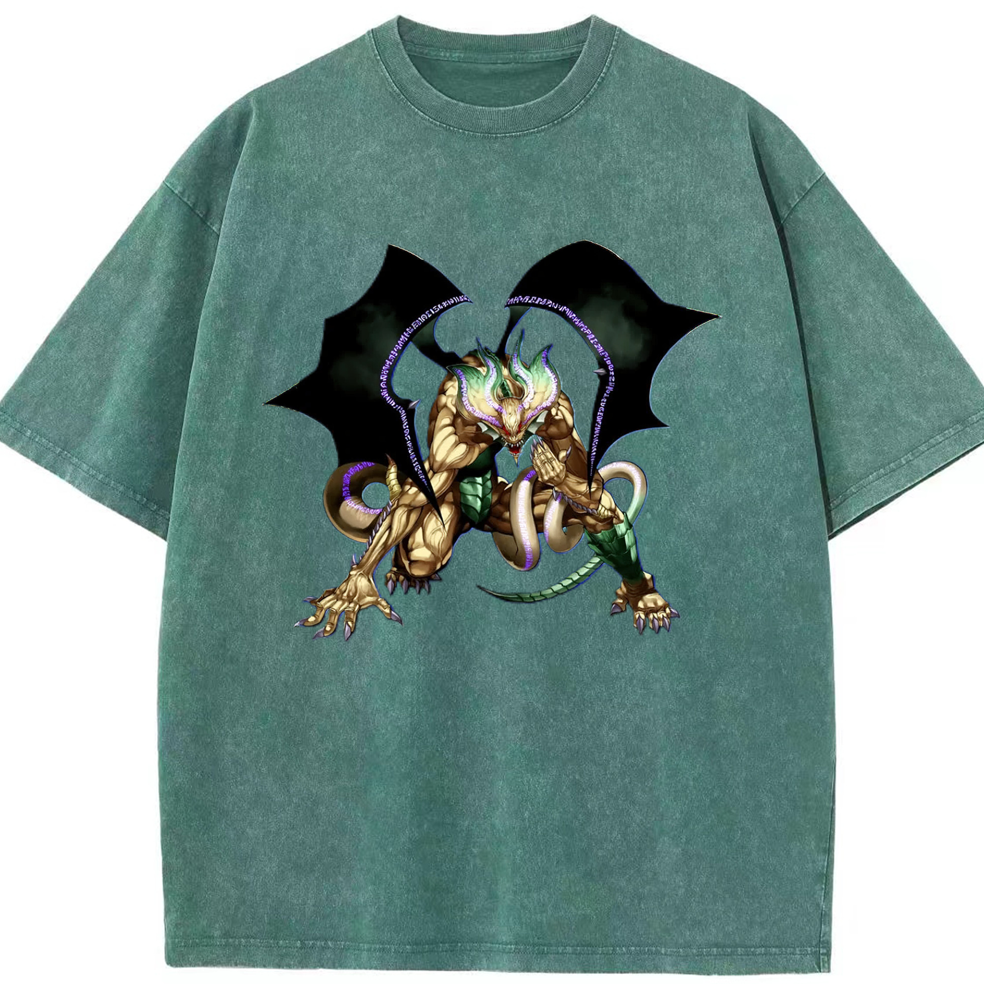 （画像用） 遊☆戯☆王 Yu-Gi-Oh! 綿100% ヴィンテージ風 半袖Tシャツ（フロントプリント）